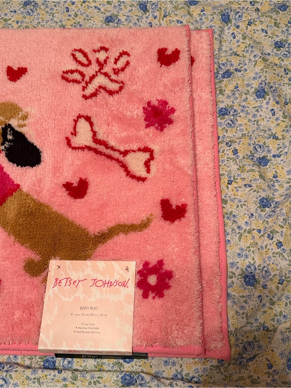 Dachshund Valentine Rug - Picture 4 of 4